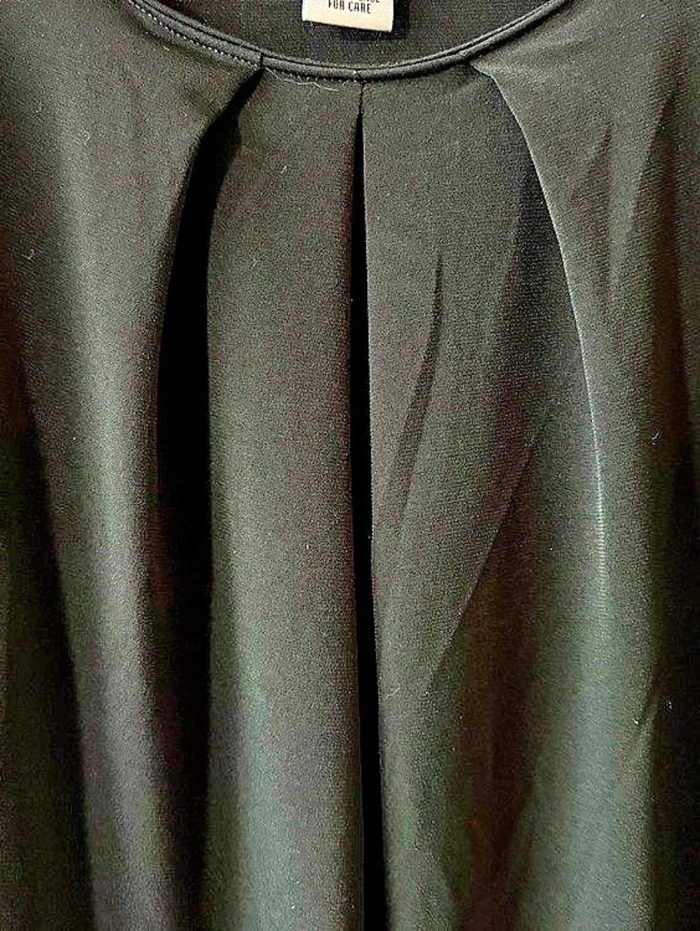 Catherines 1XWP 18/20 Petite Black Flutter Sleeve Blouse Top like new - Picture 5 of 11